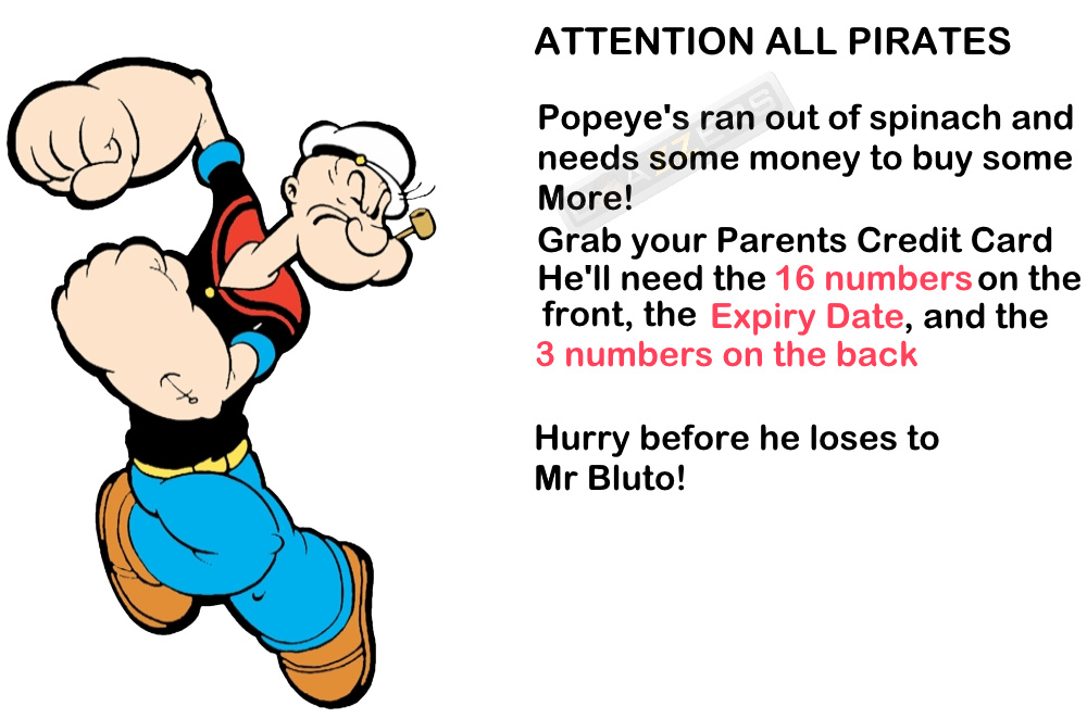 Popeye needs your help - meme