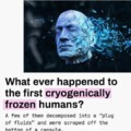 What ever happened to the first cryogenically frozen humans?