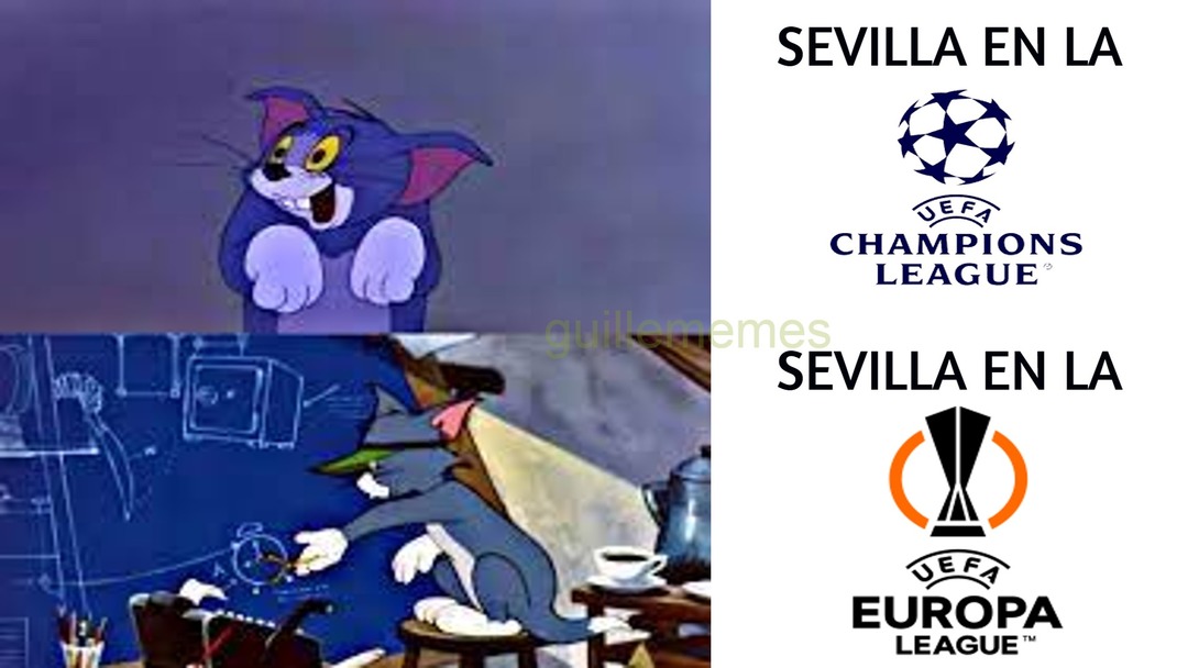 Sevilla ya tiene 7 Europas League - meme