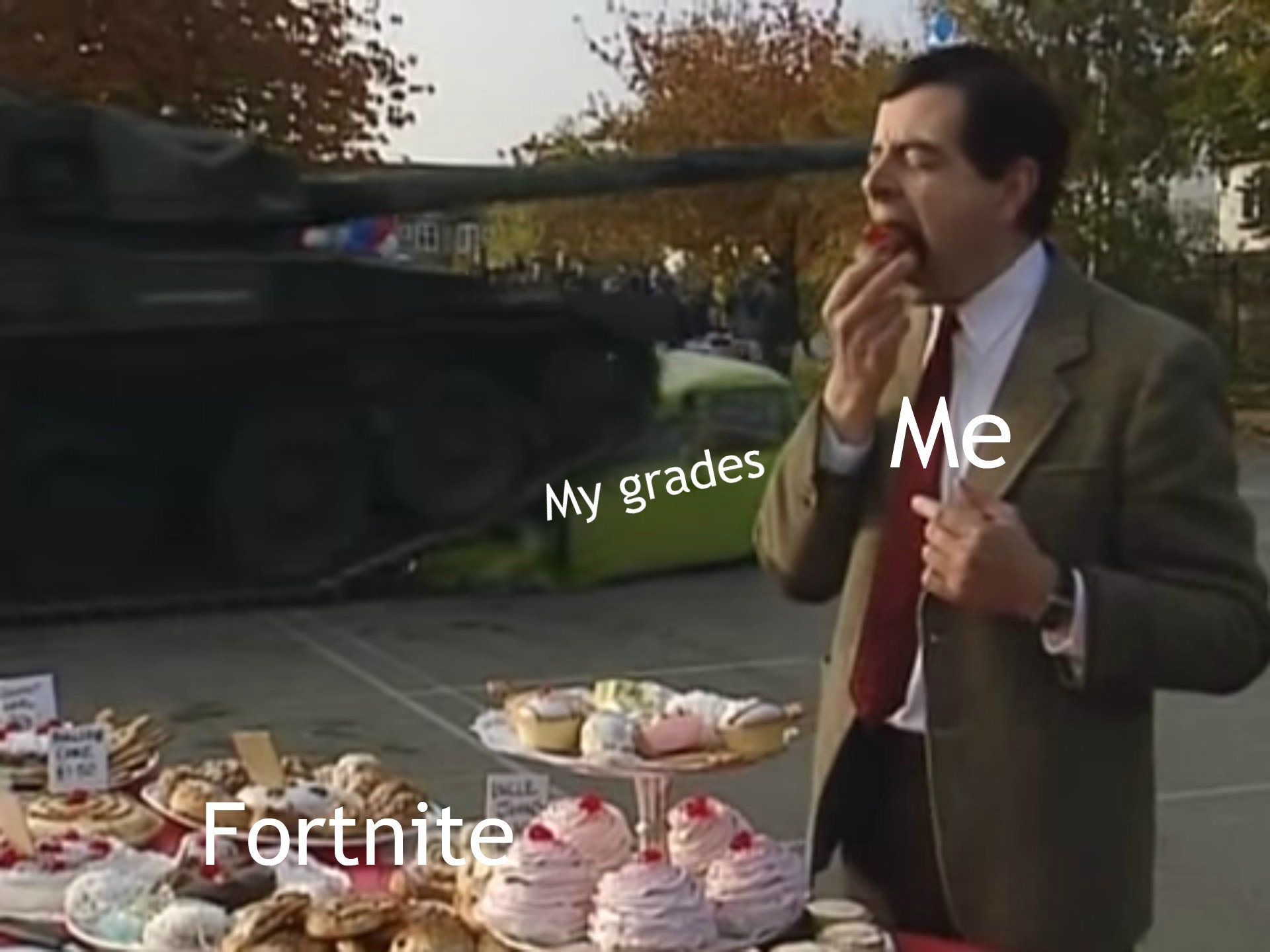 My grades - meme