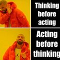 Thinking and acting