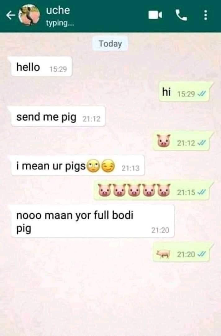 Hey send me a pig - meme
