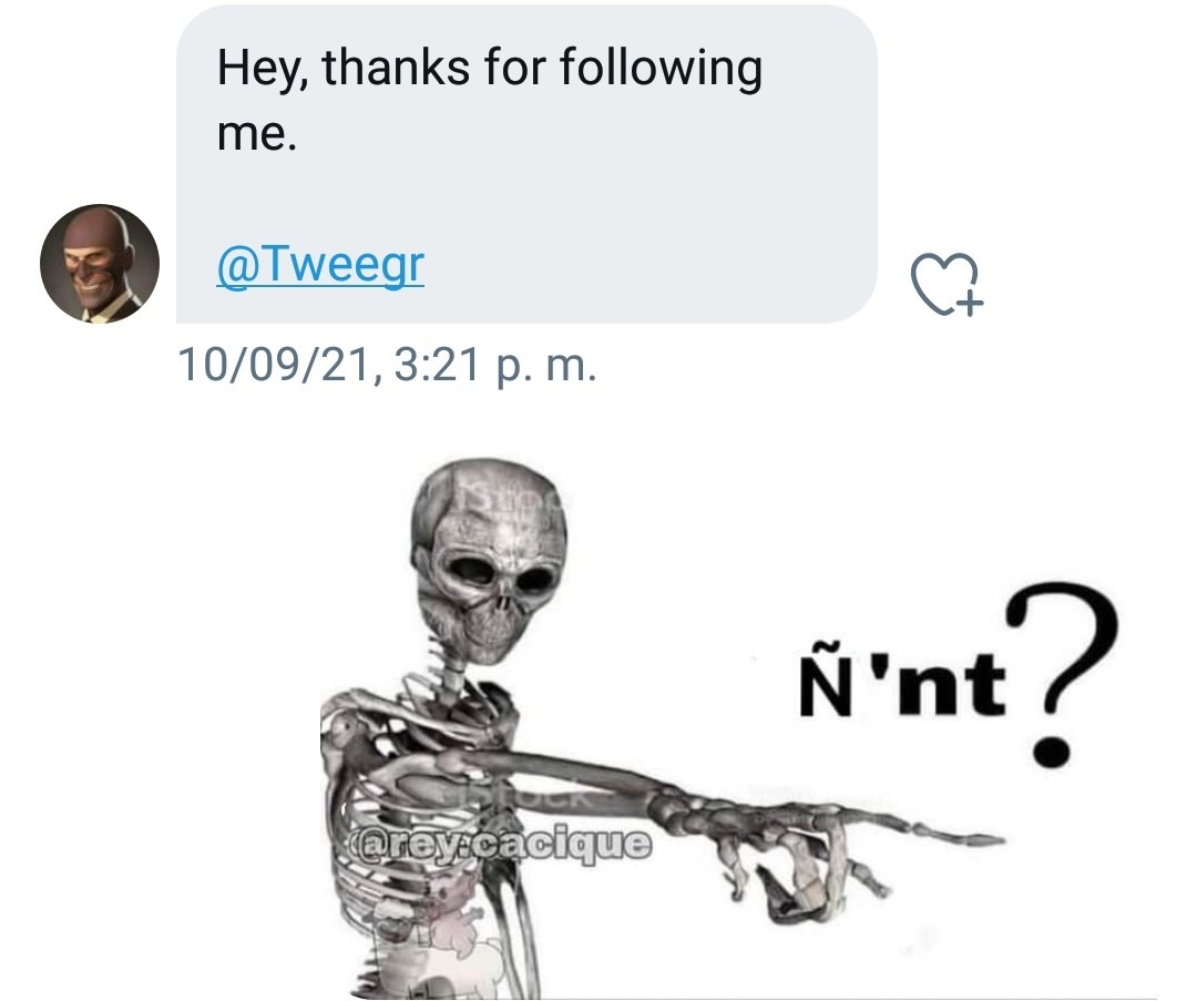 Ñ'nt? - Meme subido por Bronkut :) Memedroid