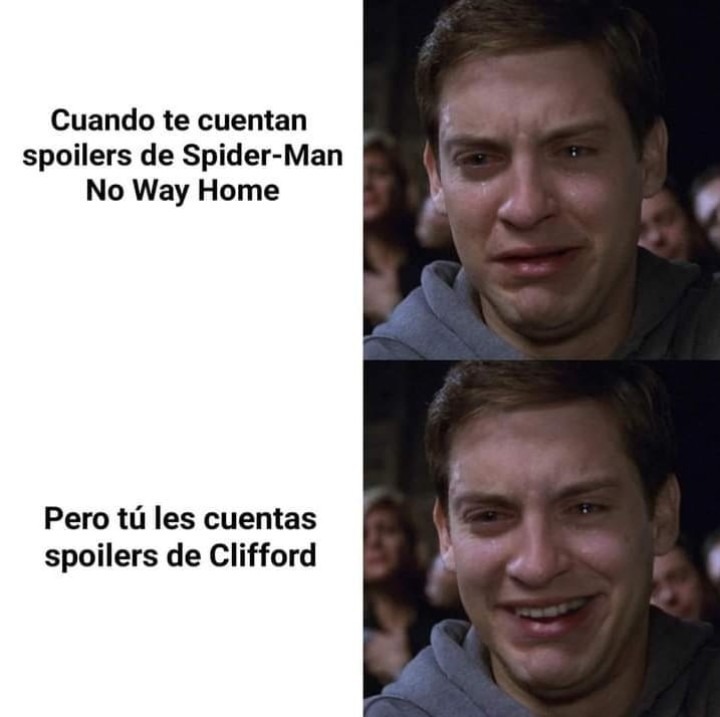 Clifford>>>>>>spiderman - meme