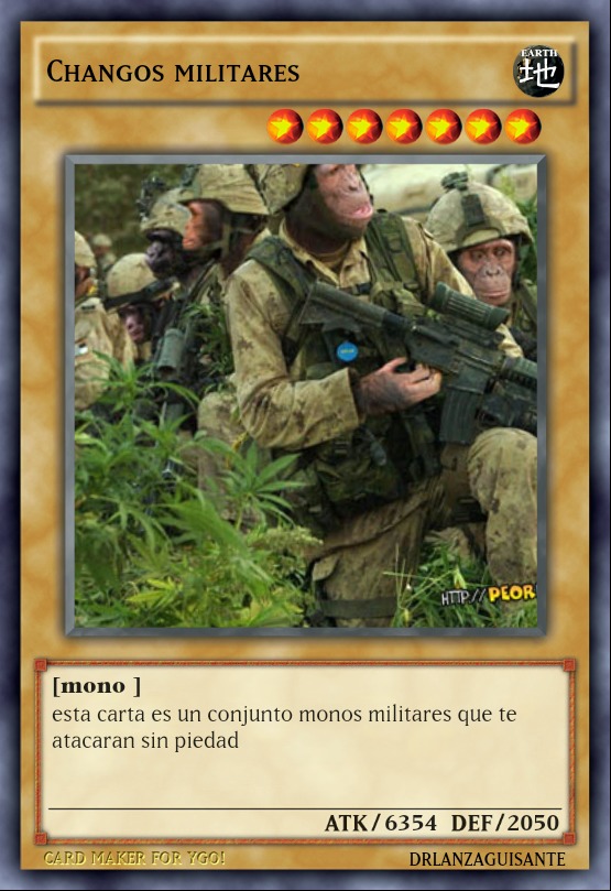 Monos militares - meme