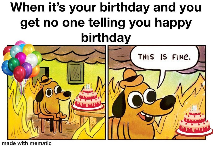 funny birthday meme