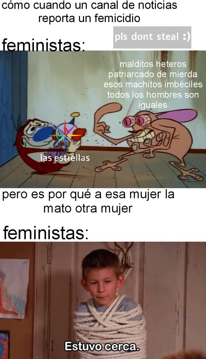 Pinches feministas pendejas - meme