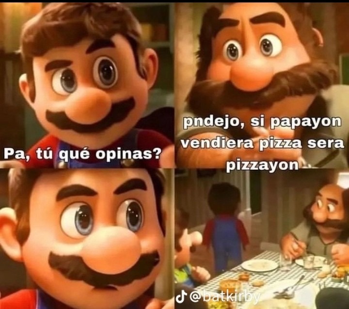 Si la peli de Mario fuera buena - meme