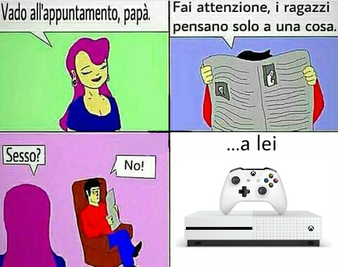 Xbox one S (che sta per suca) - meme
