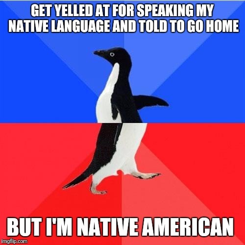 Give the land back to the Native Americans - meme