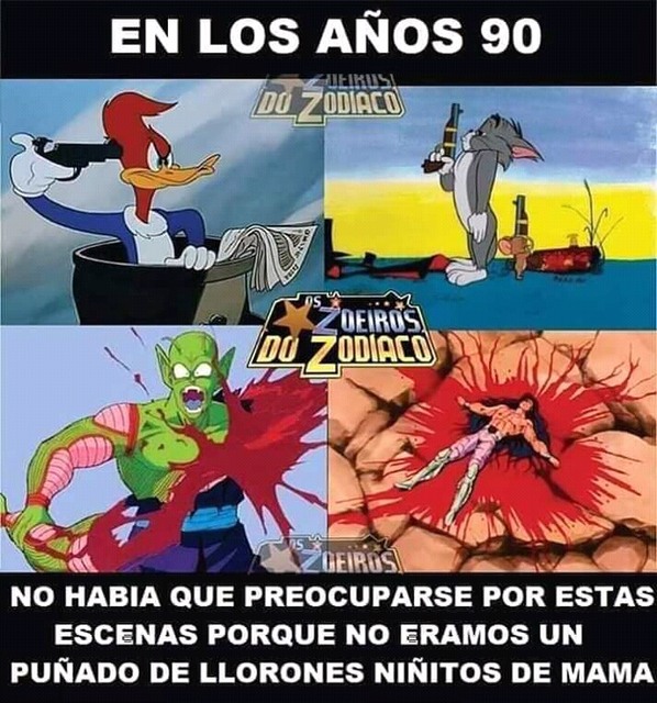 Los años 90 - meme