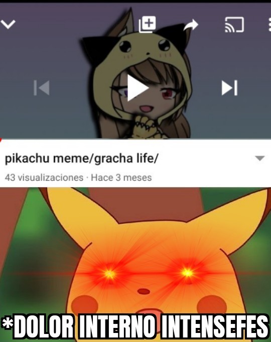 Pobre pikachu - meme