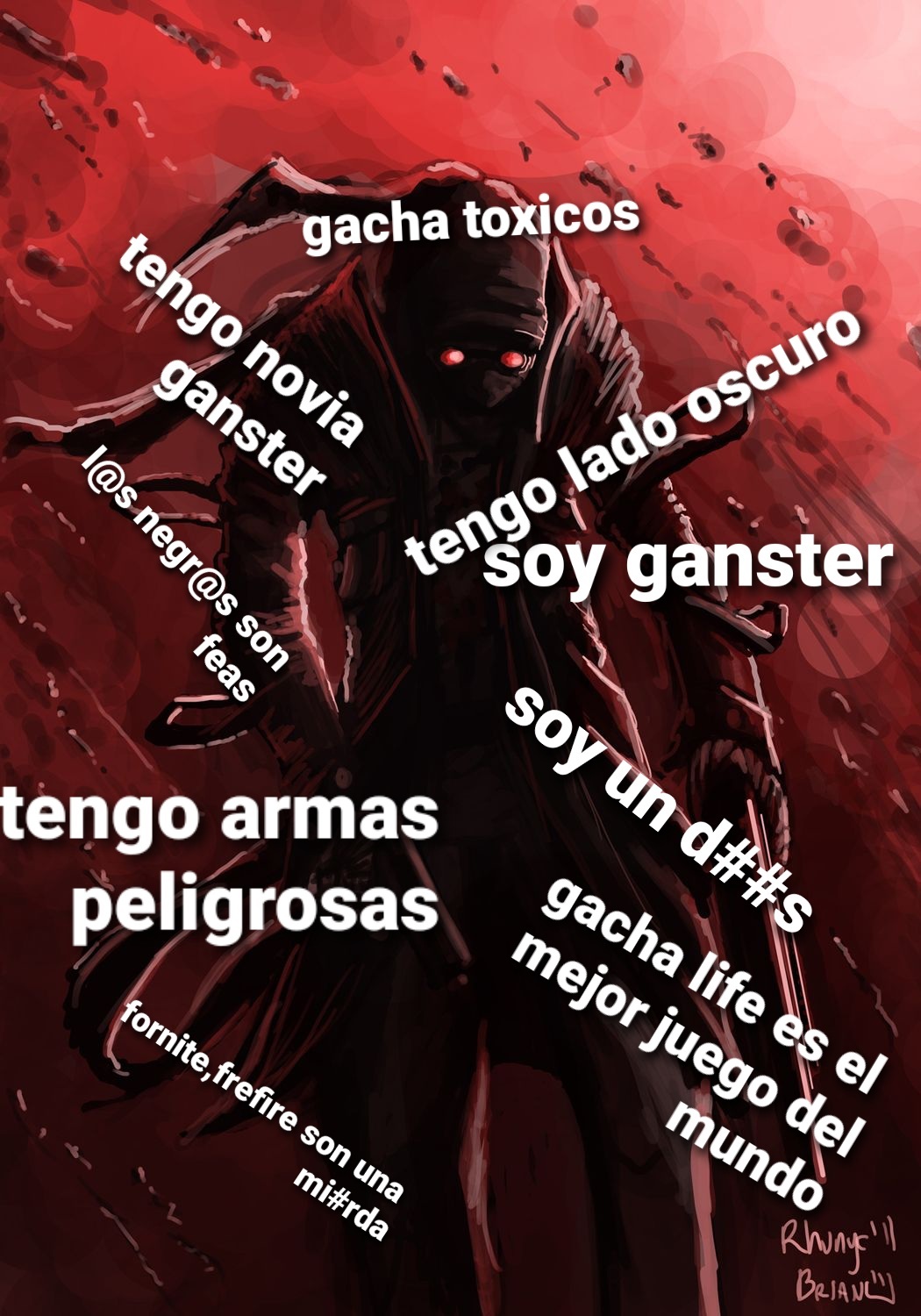 Pov:insultas aun gacha toxico - meme