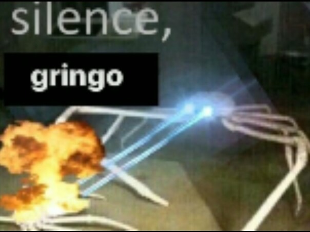 Silence gringo - meme