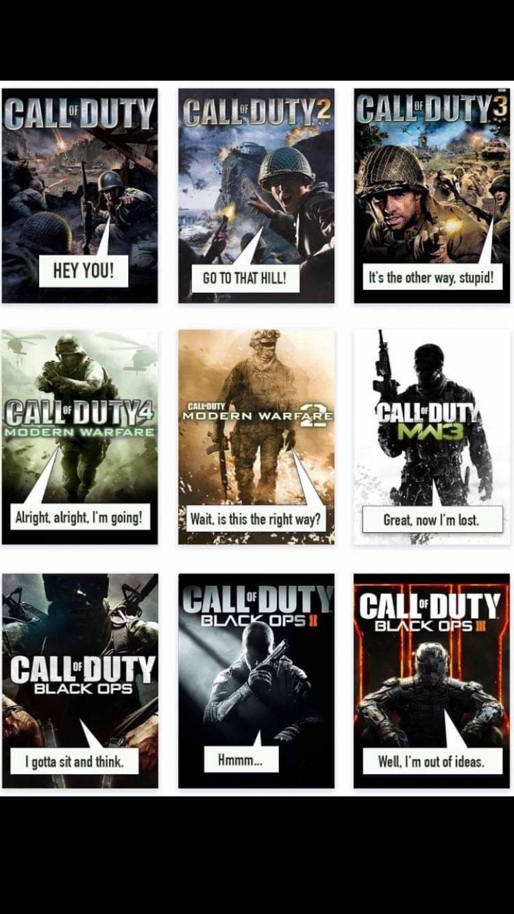 Call of Duty Story - meme