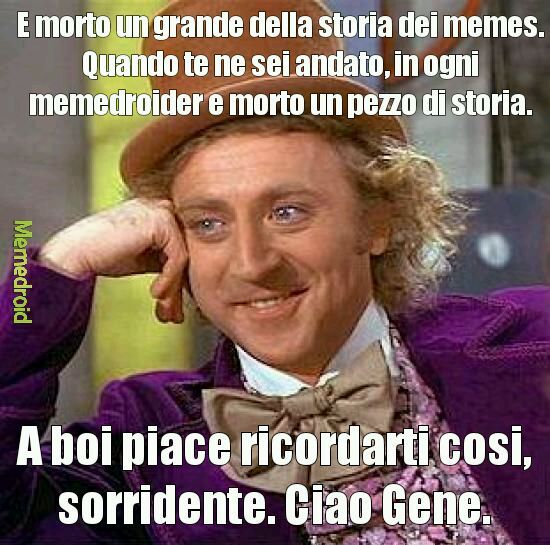 Ciao Gene. - meme