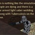 Just like the simulations!