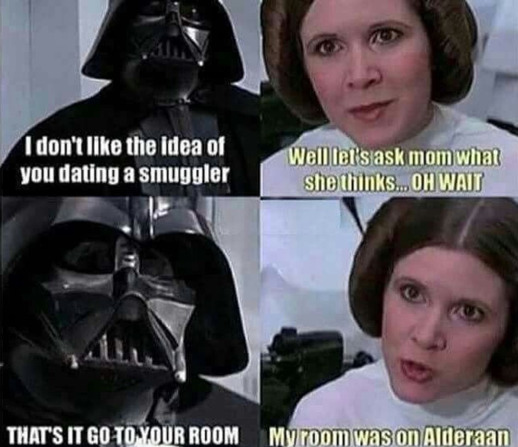 Lord Vader aka best father in the galaxy - meme