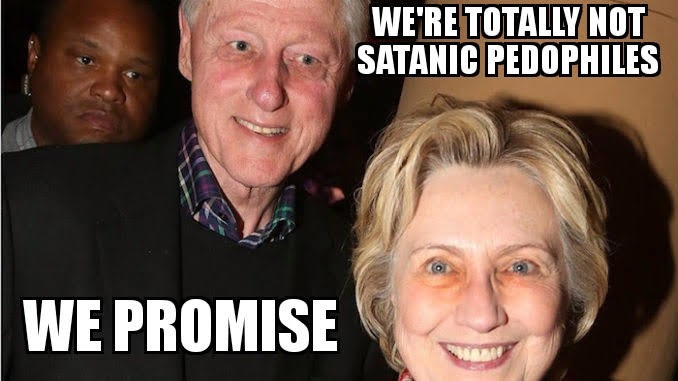 Old meme blast #26 - Clintons are Pedophiles