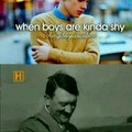 Shy Hitler is shy