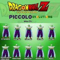 Las evoluciones de Piccolo :'v