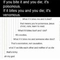 But what if I bite and everyone dies?