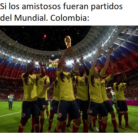 Colombia le gano a España - meme