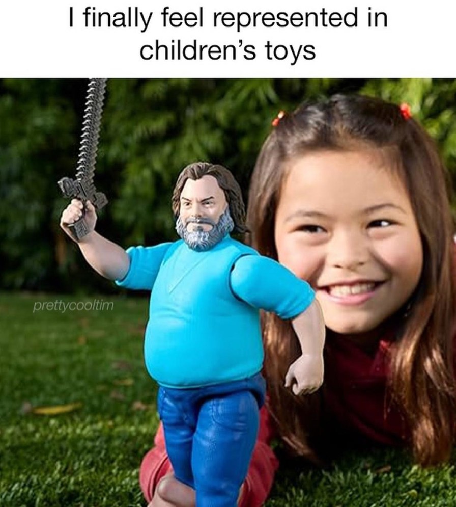 Finally represented in the toy aisle - meme