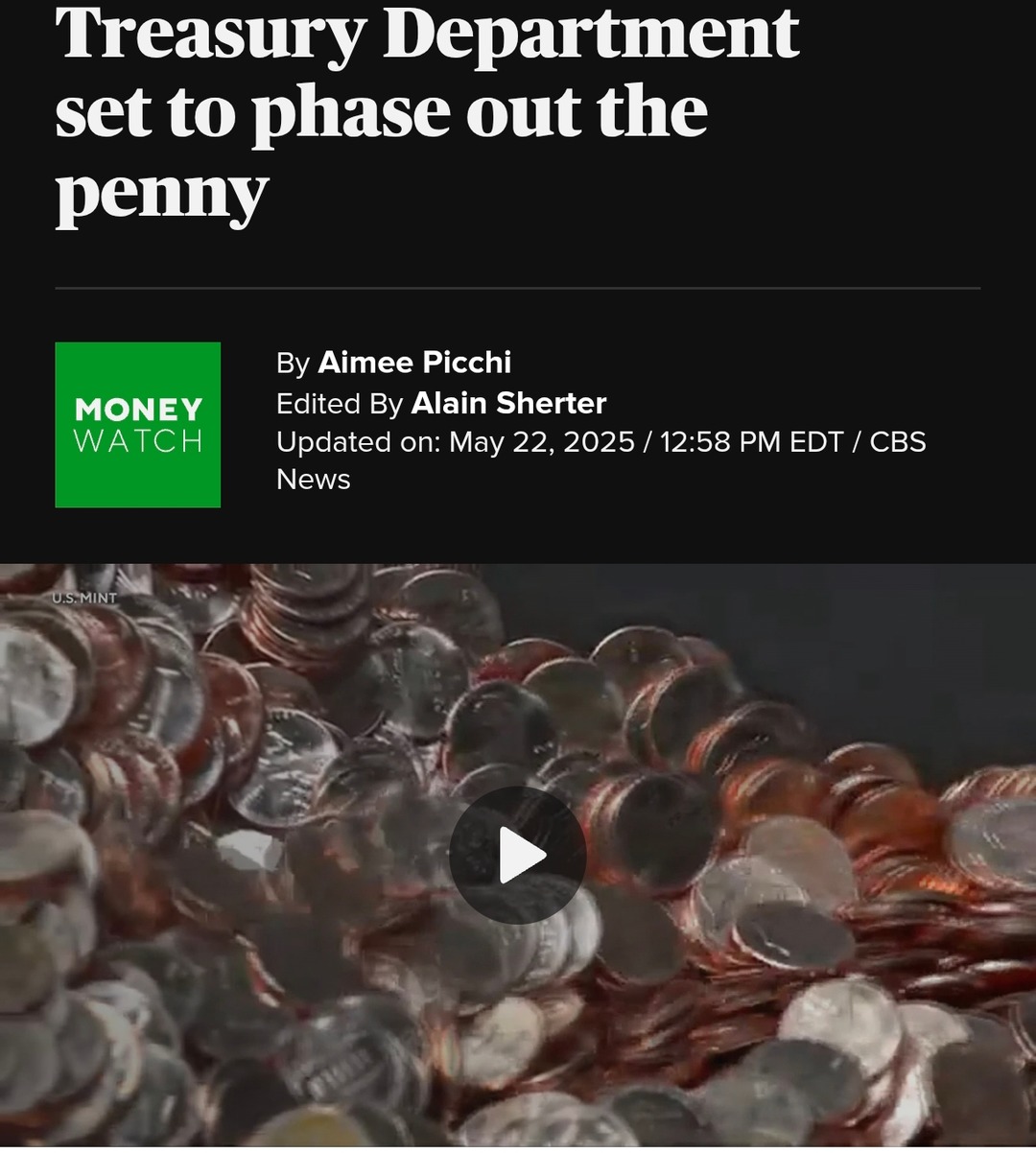 U.S. finally pulling the plug on the penny - meme