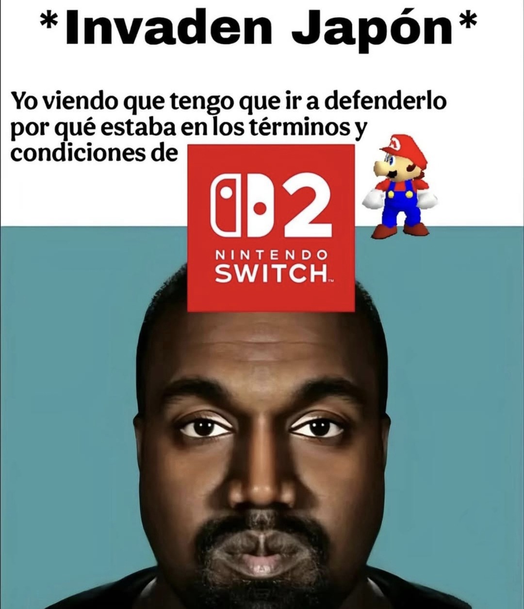 invaden japón y yo obligado a defenderlo por comprar la switch - meme