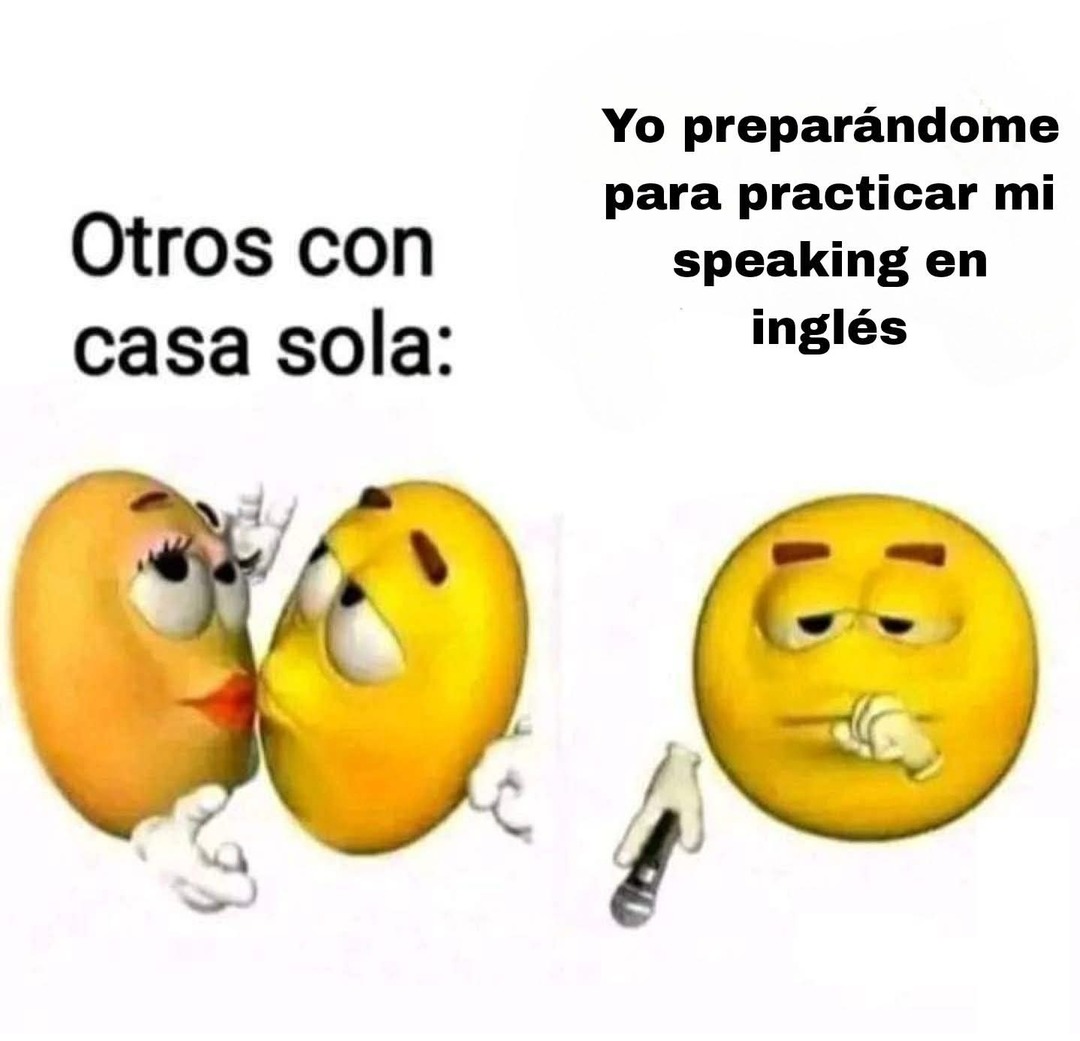 Yo practicando inglés como si fuera Harry Potter solo en casa - meme