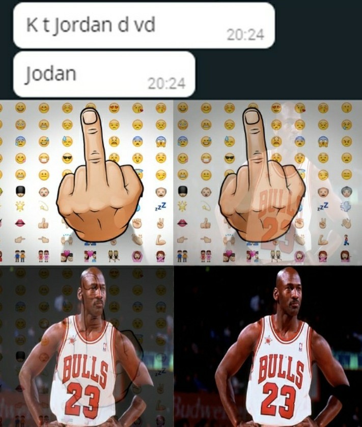 Jordan siempre en nuestros corazones - meme