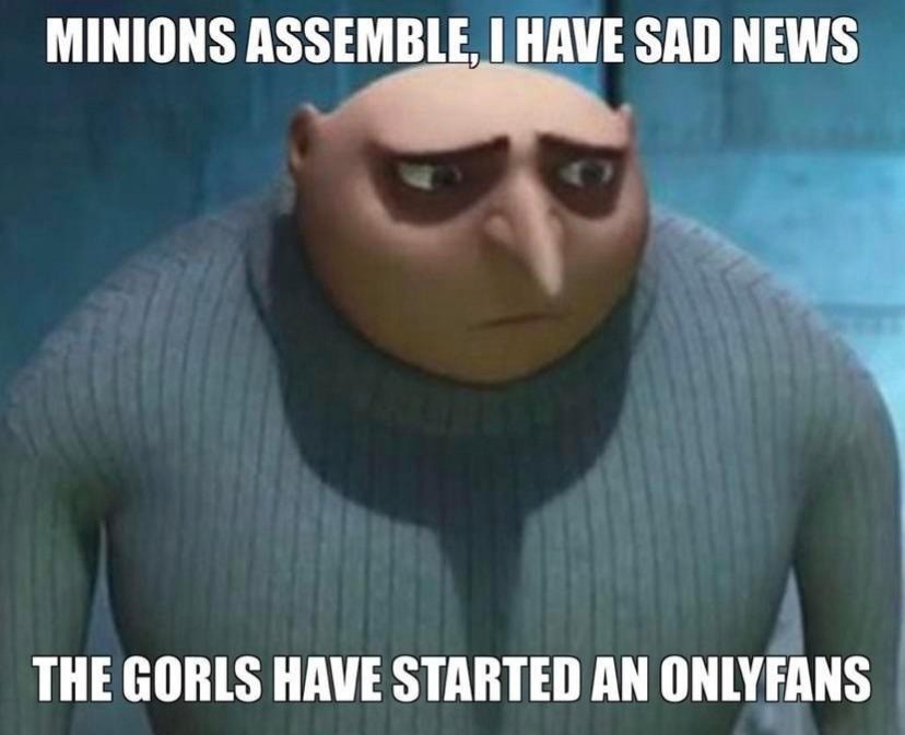 Sad news minions - meme