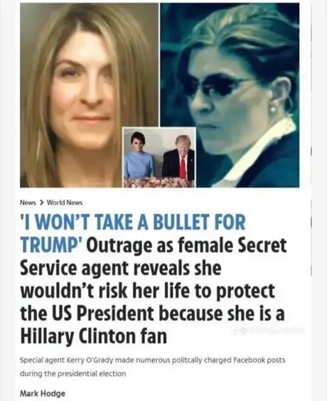 Female secret service agent news - meme