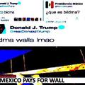 Mexico pays for wall