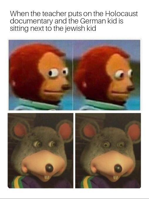 Eh nobody likes jews - meme