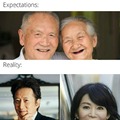 Old asian people