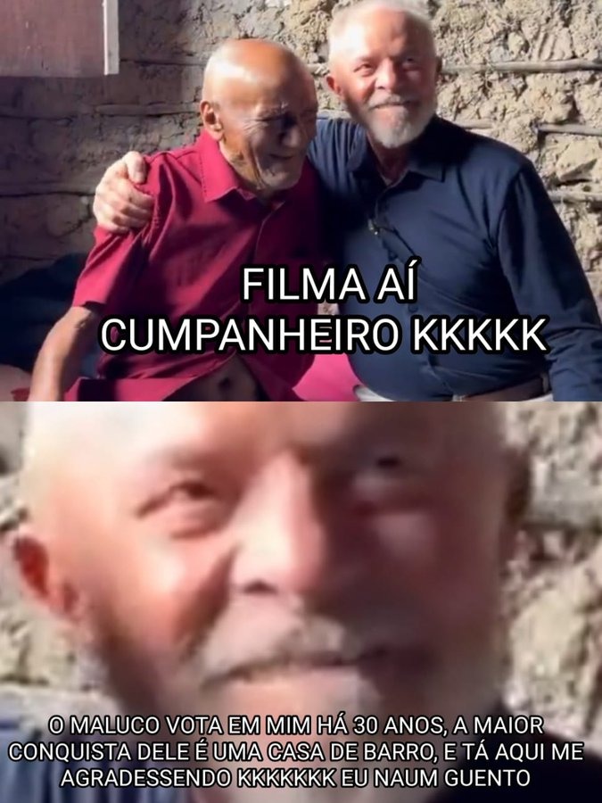 Agora faz o T - meme