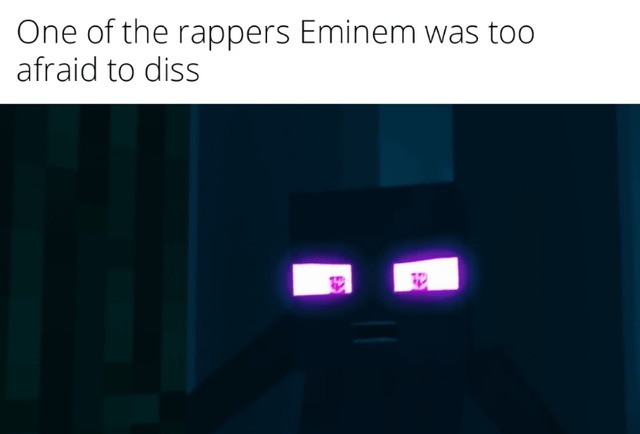 One of the rappers Eminem didn’t dare diss - meme
