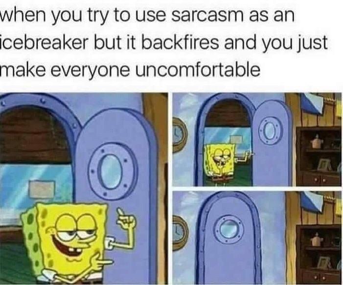 Sarcasm is good - meme