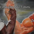 not changing their t-shirts