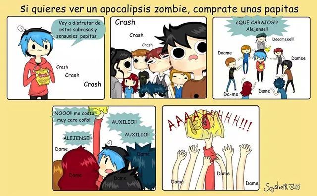 opocalipsis zombie - meme