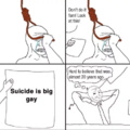 Suicide is gay