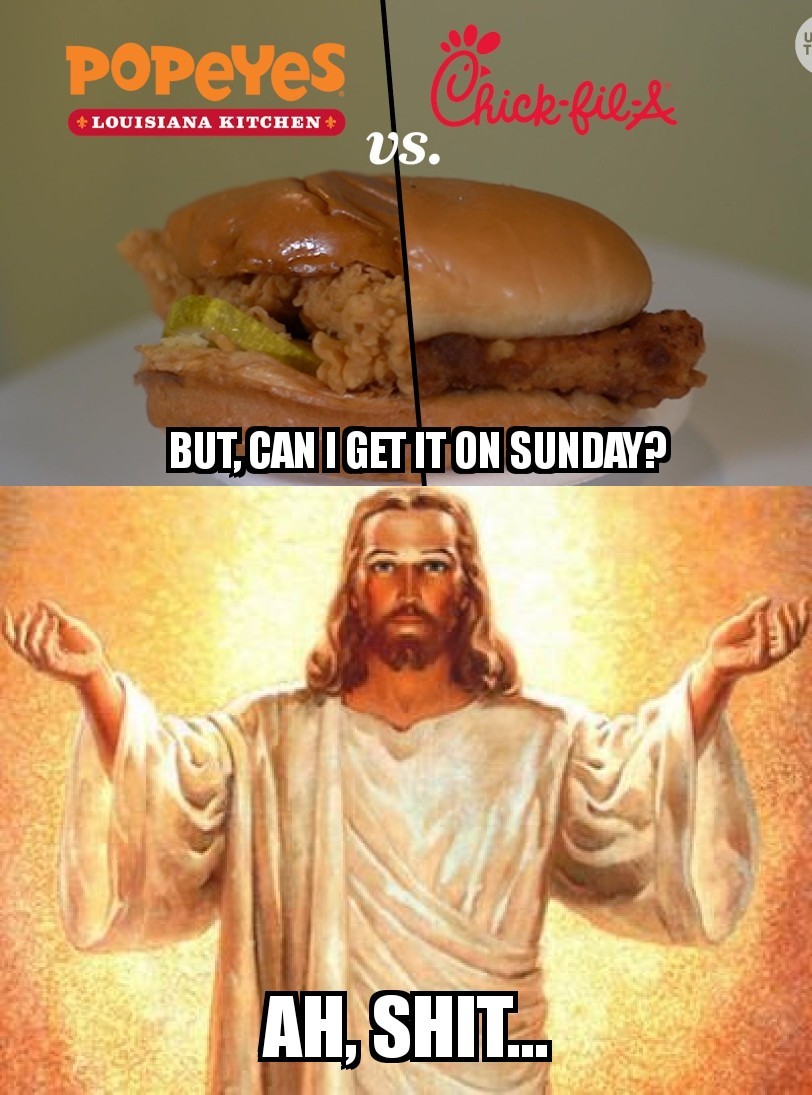 No, the fuck you can't! All hail Jesus... 'Cajun'Jesus - meme