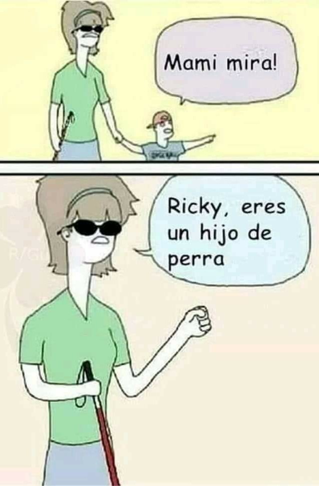 Diablos Ricky eres un diablillo XDDD - meme