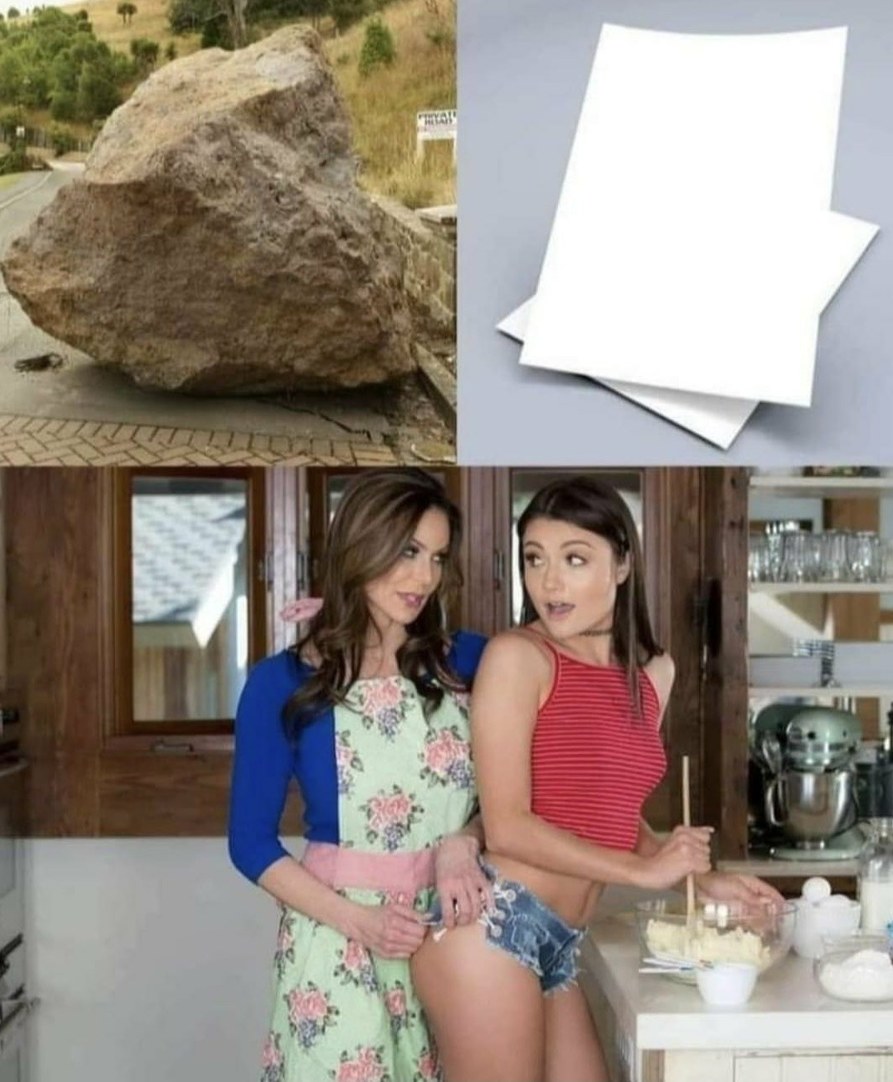 Piedra,papel o tijeras - meme