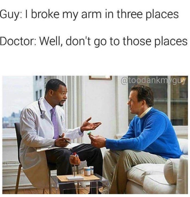 Dongs in a doctor - meme