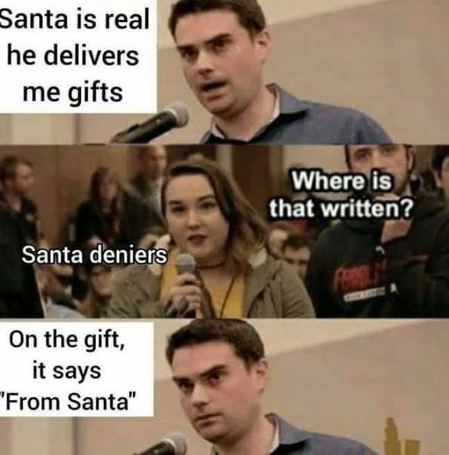 Santa is real... - meme