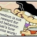 Freedom doesn't work like that