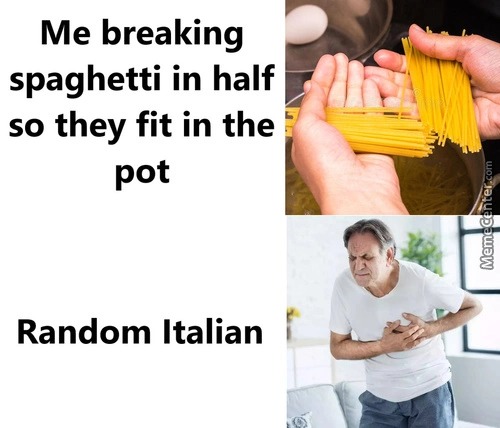 Poor Italians - meme